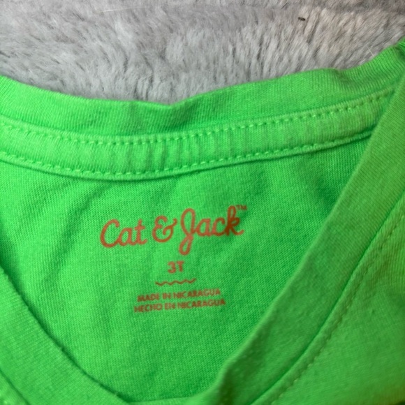 3T Cat & Jack St. Patrick’s Day Tee, Unisex, Clover, Rainbow, Irish - Picture 3 of 4
